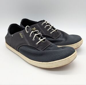 Olukai Nohea Moku Grey Mesh Boat Shoe 8